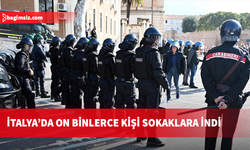 İtalya'da 24 saatlik grevde on binlerce kişi yürüdü, bazı kentlerde arbede çıktı