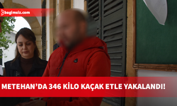 Daha önce 3 valiz sigara ile gündeme gelmişti, bu kez 346 kilo kaçak etle yakalandı