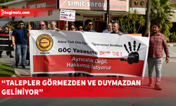 KTOEÖS, Güzelyurt ve Lefke bölgesi okullarında grev ve eylem yaptı