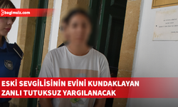 Eski sevgilisinin evini iç çamaşırı bulduğu gerekçesiyle kundaklamıştı: Teminata bağlandı