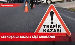 Lefkoşa'da meydana gelen kazada 1 kişi yaralandı, alkollü sürücüye yasal işlem başlatıldı