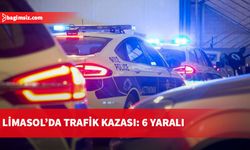 Limasol’da meydana gelen trafik kazasında 6 kişi yaralandı