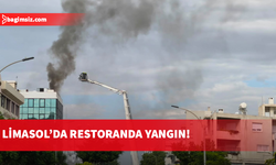 Limasol’da restoran yangını: Yoğun siyah duman yükseldi