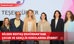 Nilden Bektaş Erhürman, Çoksesli Çocuk ve Gençlik Koroları'nın provalarını ziyaret etti
