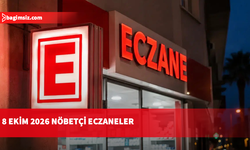 8 Ekim 2026 Nöbetçi Eczaneler
