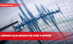 Meteoroloji Dairesi duyurdu: Larnaka açıklarında en büyüğü 3.5 olan 5 deprem