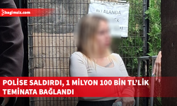 Alkollü eşinin tutuklanmasını engellemek isterken kadın polisi darp etti