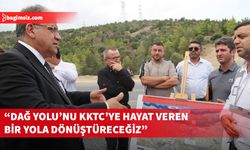 Sucuoğlu, Girne Dağ Yolu’nun tamamlanması için çalışmalarının hızla sürdürüldüğü belirtti