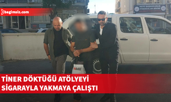 Tartıştığı kişinin iş yerini yakmaya teşebbüs etti...