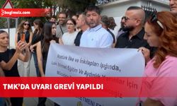 KTOEÖS, TMK’da uyarı grevi ve basın açıklaması yaptı