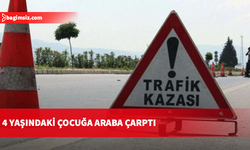 Lefkoşa'da trafik kazası: 4 yaşındaki çocuğa araba çarptı