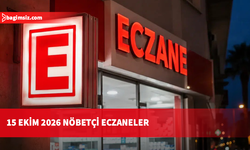 15 Ekim 2026 Nöbetçi Eczaneler