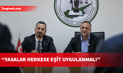 TDP Genel Başkanı Çeler, , Barolar Birliği Başkanı Esendağlı ile görüştü