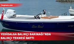 Yedidalga Balıkçı Barınağı’nda balıkçı teknesi battı
