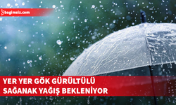 Yer yer gök gürültülü sağanak yağış bekleniyor