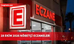 28 Ekim 2026 Nöbetçi Eczaneler