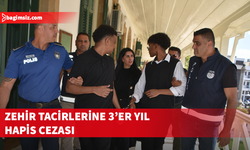 Zehir tacirlerine 3’er yıl hapis cezası