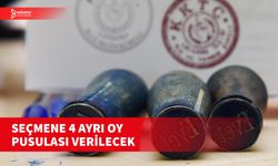 SEÇMENE 4 FARKLI OY PUSULASI VERİLECEK