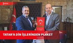 TATAR’A DİN İŞLERİNDEN PLAKET