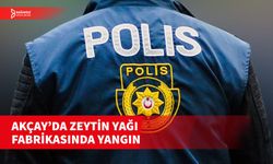 AKÇAY’DA ZEYTİN YAĞI FABRİKASINDA YANGIN