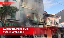 AYDIN'DA BİR RESTORANDA TÜP DEĞİŞİMİ SIRASINDA PATLAMA OLDU