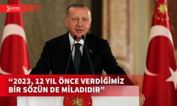 ERDOĞAN: CUMHURİYETİMİZİN YENİ YÜZYILINA ADIM ATACAĞIMIZ DÖNEME GİRİYORUZ