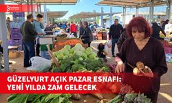 GÜZELYURT’TA YILIN SON AÇIK PAZARINDA SATIŞLAR MEMNUN ETMEDİ