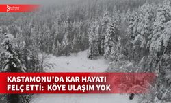 KASTAMONU'DA KAR NEDENİYLE 16 KÖYE ULAŞIM SAĞLANAMIYOR