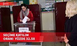 SEÇİME KATILIM ORANI SAAT 13.00 İTİBARI İLE YÜZDE 32.58