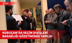 KORUÇAM’DA BAKANLIK GÖZETİMİNDE SEÇİM YAPILDI