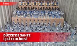 DÜZCE'DE BİN 639 ŞİŞE SAHTE İÇKİ ELE GEÇİRİLDİ