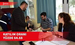 SEÇİME KATILIM ORANI SAAT 17.00 İTİBARI İLE YÜZDE 64.68