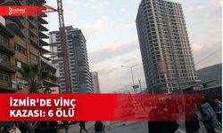 İZMİR’DE KULE VİNÇ DEVRİLDİ, 6 KİŞİ YAŞAMINI YİTİRDİ