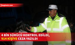 4 ilçede asayiş ve trafik denetimi yapıldı