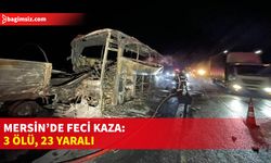 Mersin'de Otobüsün Tıra Arkadan Çarptığı Kazada 3 Kişi Öldü, 23 Kişi Yaralandı