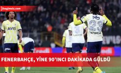 Kritik maçta 3 puan Fenerbahçe'nin