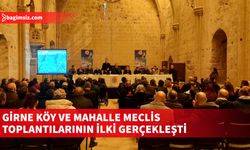 Girne Köy ve Mahalle Meclis Toplantısında atılması planlanan adımlar ortaya kondu