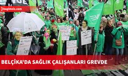 Belçika'da sağlık çalışanları elverişsiz çalışma koşullarını protesto etti