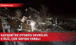 Kayseri'de yolcu otobüsü şarampole devrildi: 4 ölü, çok sayıda yaralı