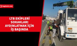 LTB ekipleri Lefkoşa sokaklarını aydınlatmak için iş başında