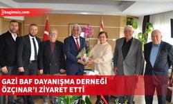 Gazi Baf Dayanışma Derneği Özçınar’ı ziyaret etti