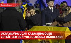 Ukrayna'da helikopter kazasında hayatını kaybedenler için cenaze töreni düzenlendi