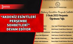 AKDENİZ ESİNTİLERİ PERŞEMBE SOHBETLERİ “ÖĞRETMENE VEFA” BAŞLIĞIYLA SÜRDÜRÜLÜYOR