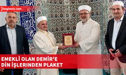 Din İşleri Başkanlığı’ndan Fehmi Demir’e Plaket