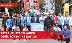 Cumhurbaşkanı Tatar, Lefkoşa’da düzenlenen Duatlon Yarışı Ödül Töreni’ne katıldı