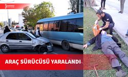 LEFKOŞA’DA MEYDANA GELEN KAZADA KORKU DOLU ANLAR YAŞANDI