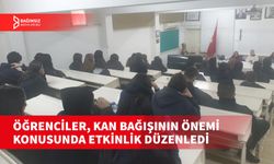 KURTULUŞ LİSESİ ÖĞRENCİLERİ, KAN BAĞIŞININ ÖNEMİ KONUSUNDA ETKİNLİK DÜZENLEDİ