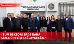 Cumhurbaşkanı Tatar, Toprak Ürünleri Kurumu’nu ziyaret etti