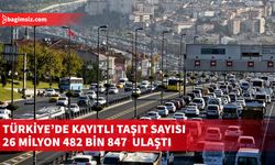 2022'de Türkiye’de trafiğe 1 milyon 270 bin taşıtın kaydı yapıldı