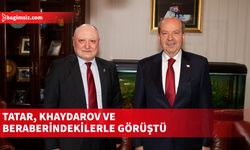 Cumhurbaşkanı Tatar, UNDP Kıbrıs Direktörü Jakhongir Khaydarov ve Beraberindekileri Kabul Etti